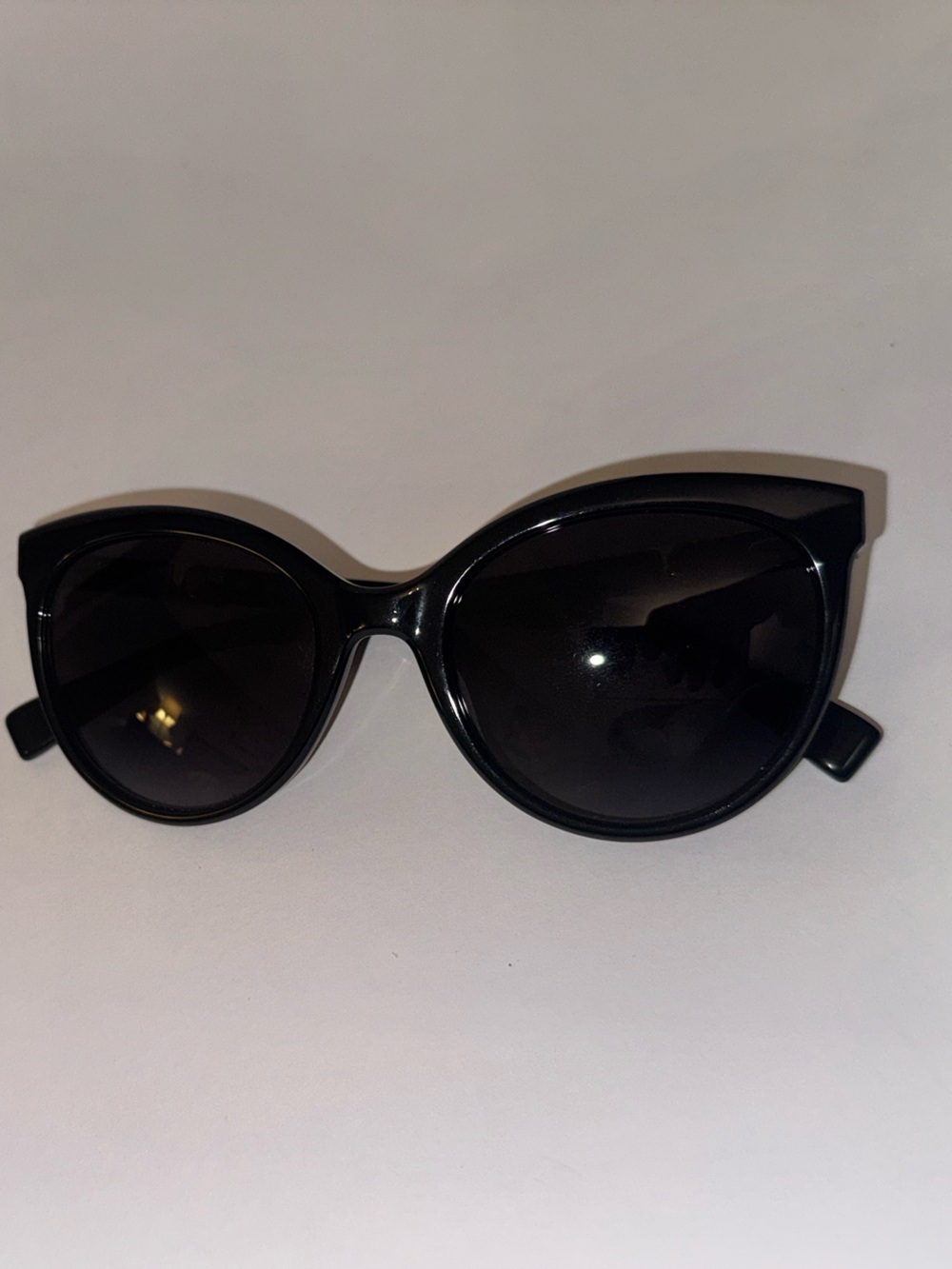 Max Mara MM Jewel II Black Cat Eye Sunglasses Classic Luxury Italy